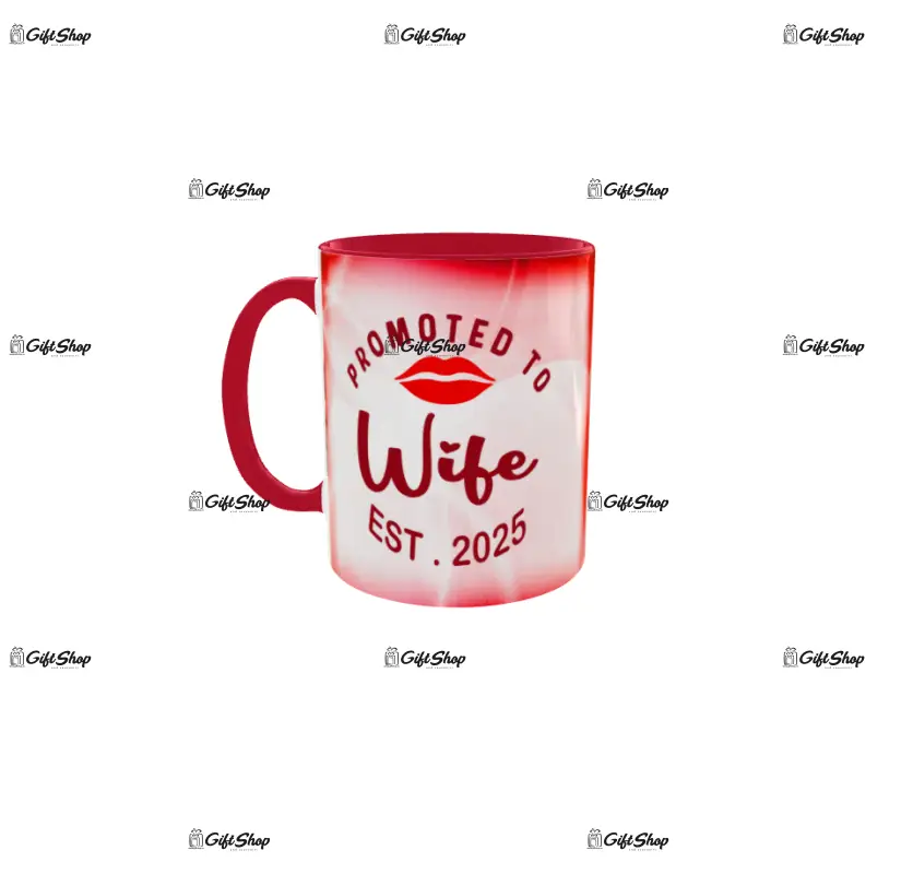 Promoted to wife ( anul dorit ), cana ceramica, 330ml, model cgs1732